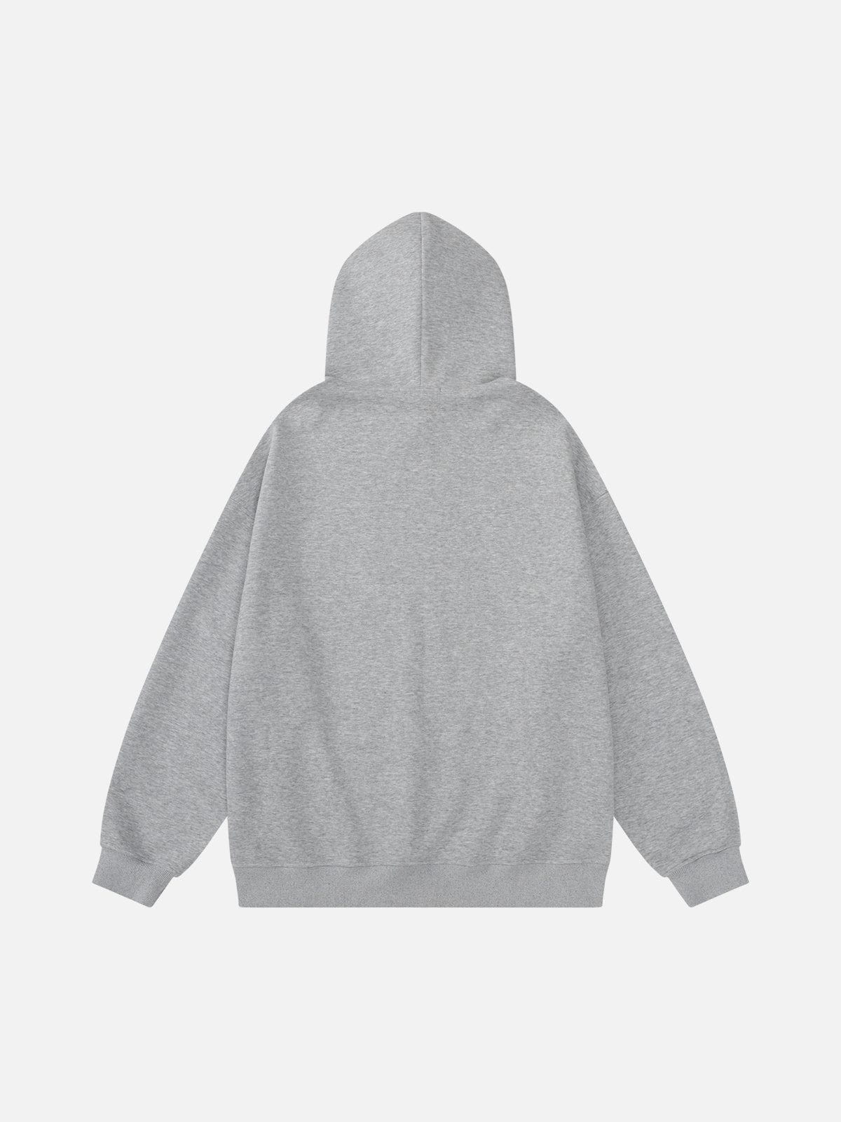 Aelfric eden Graffiti Dog Graphic Oversized Hoodie