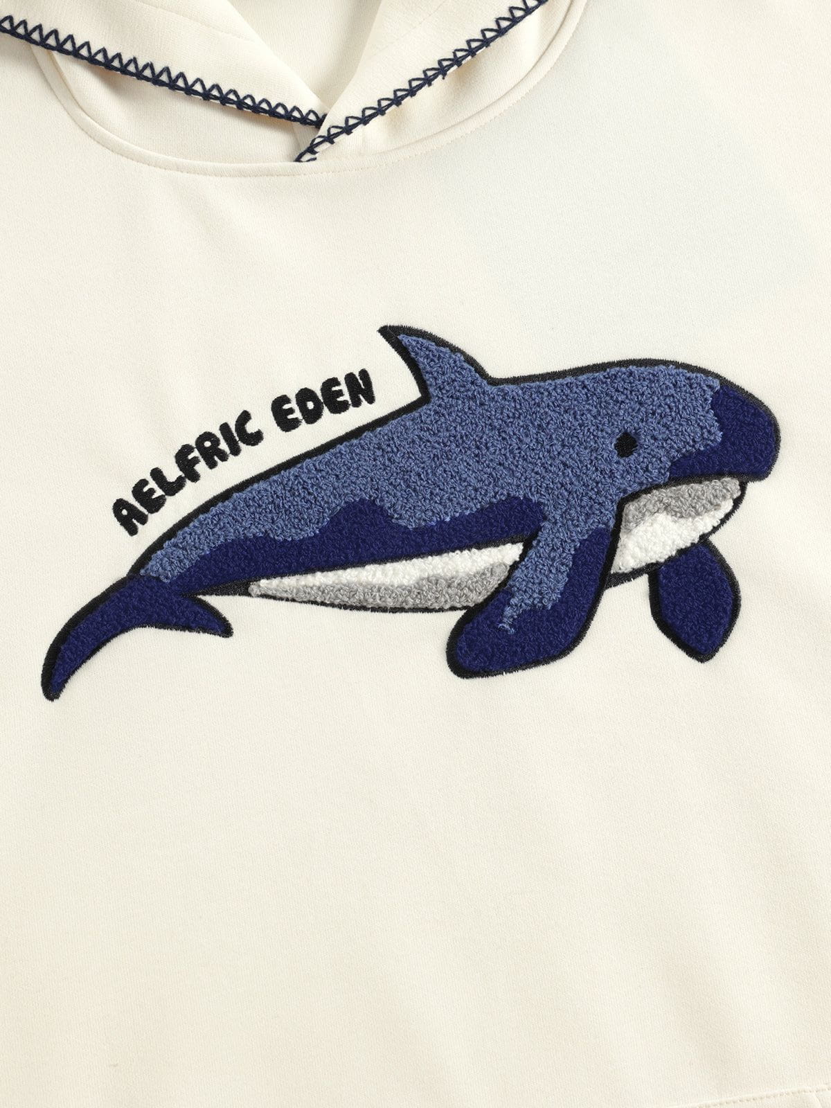 エルフリック・エデン オーバーサイズ クジラ プルオーバーパーカー