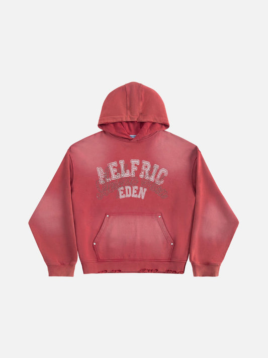 Sweat à capuche Aelfric Eden Boxy Rhinestone 77