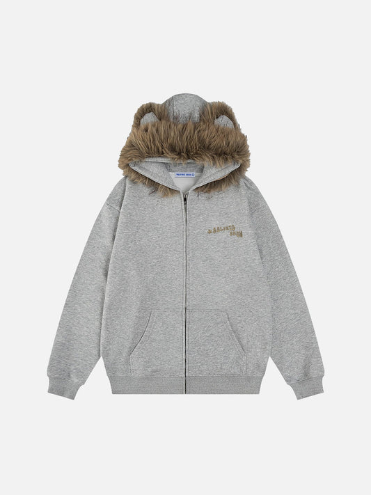 Sudadera con capucha y cremallera con cuello desmontable Aelfric Eden