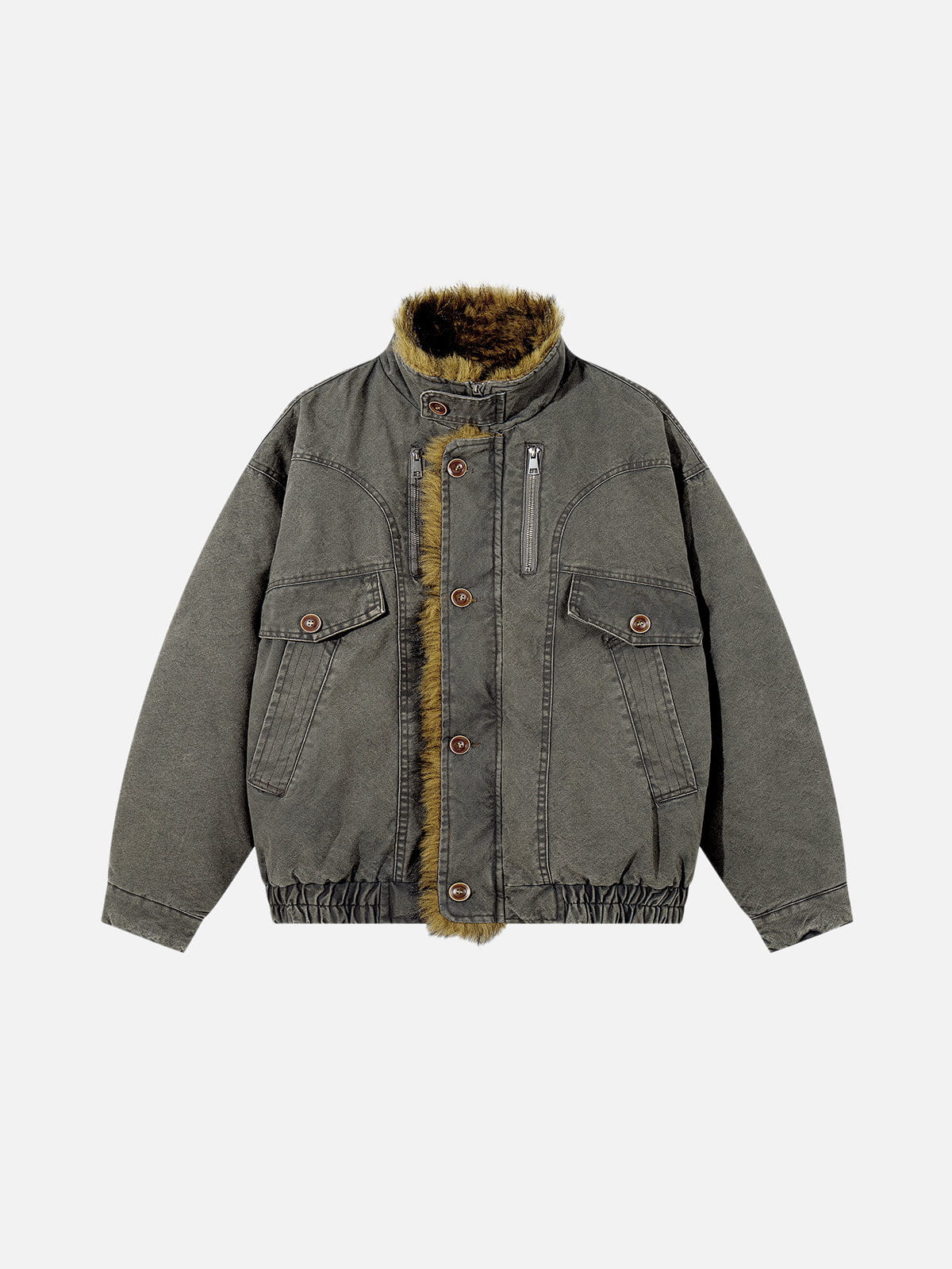 Aelfric Eden Washed Faux Fur Coat