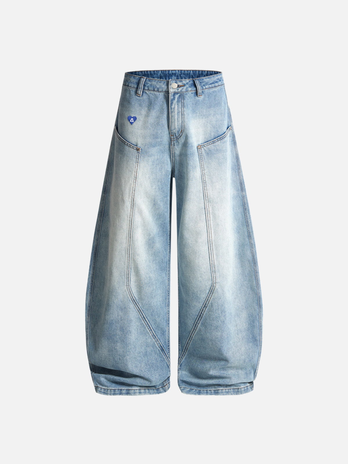 Jeans holgados Aelfric Eden con paneles de costura.