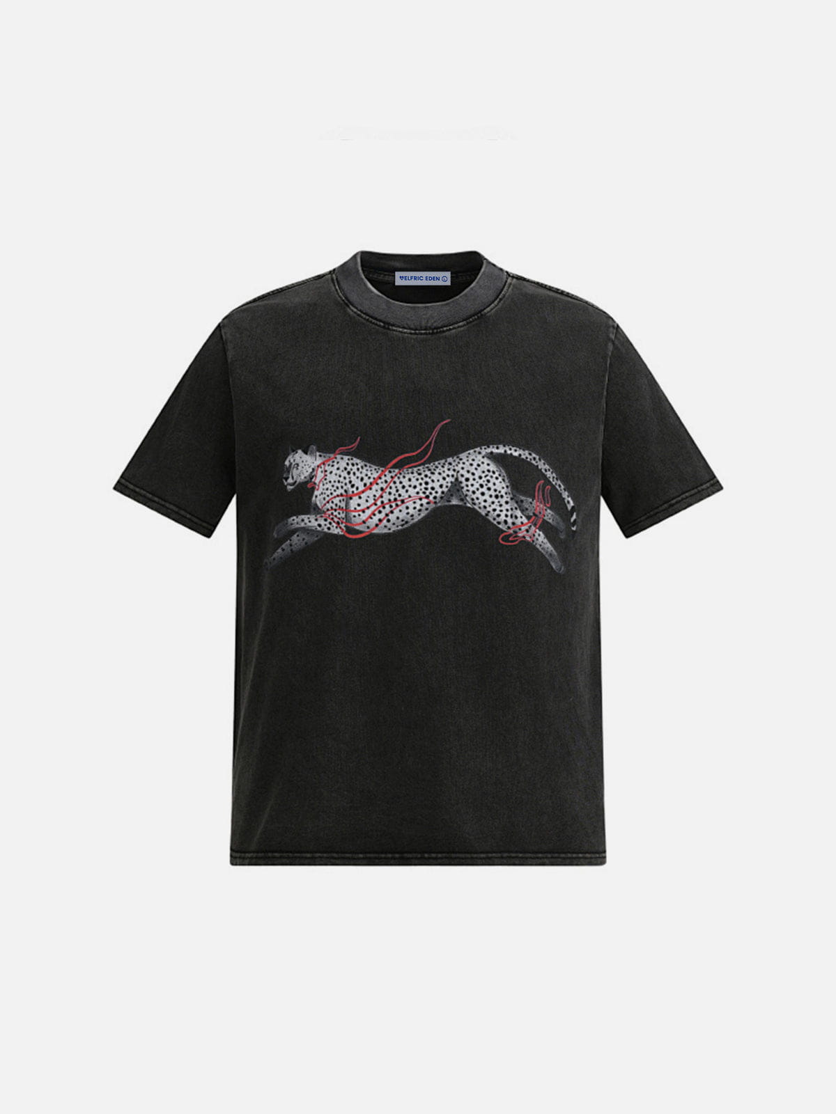 Aelfric Eden Boxy Washed Leopard Tee
