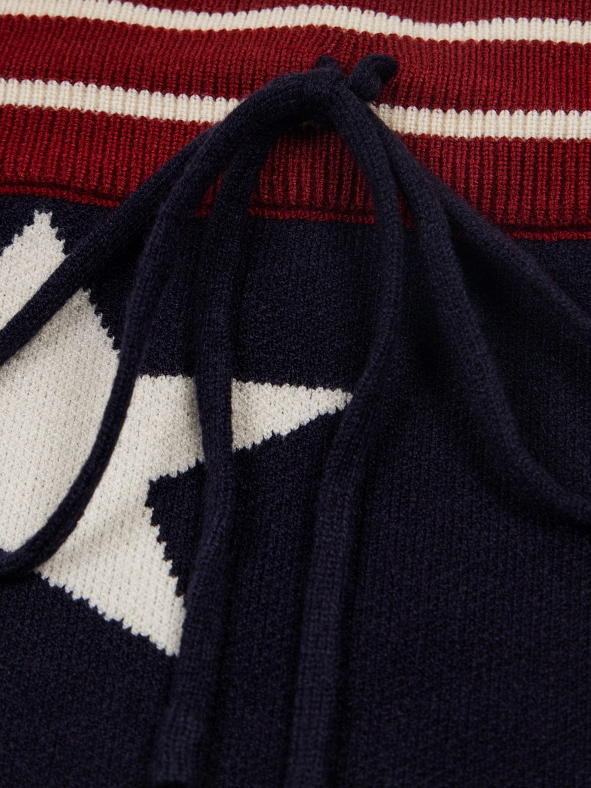 anna.outdoor Star Knit Tube Top