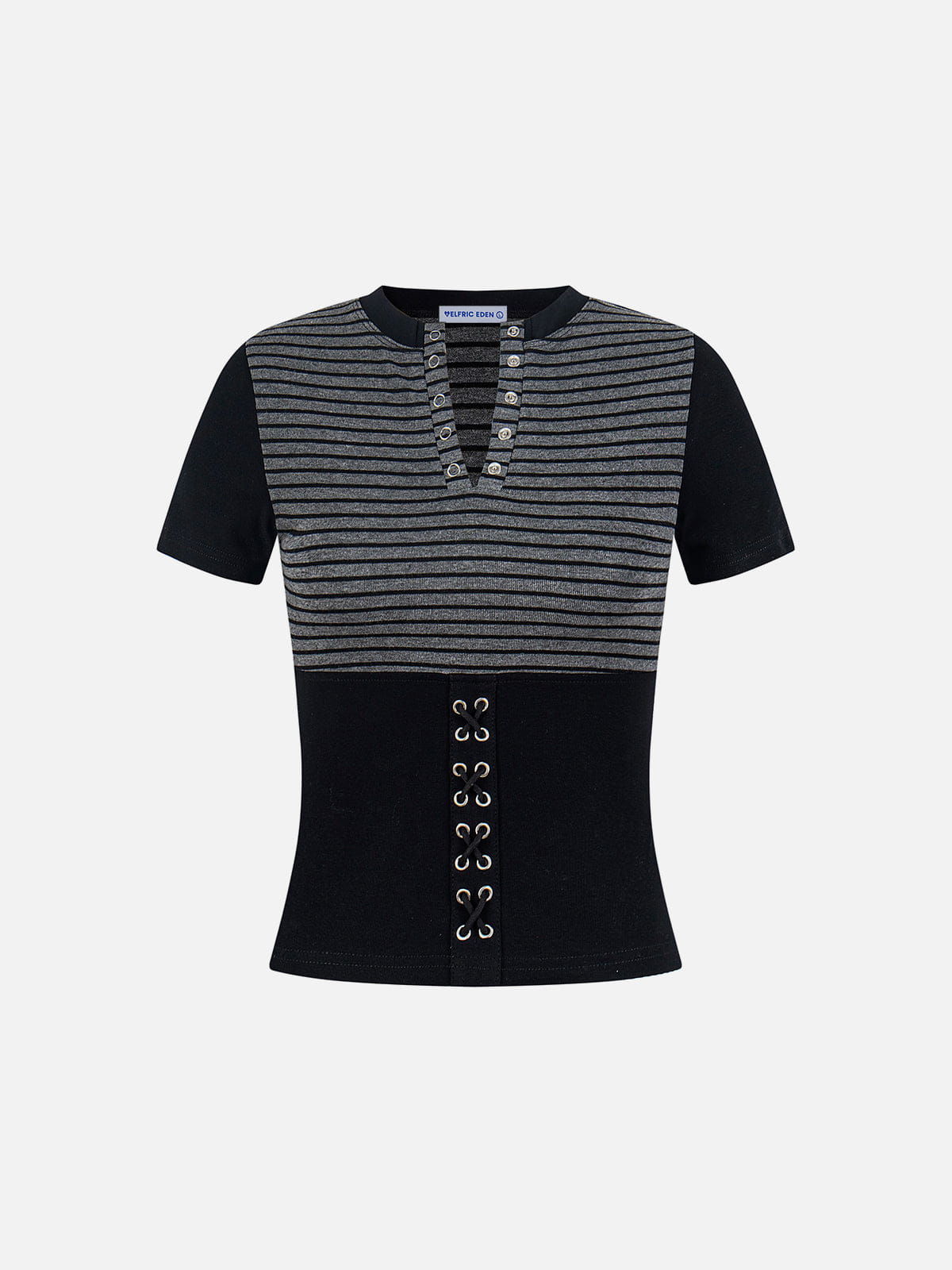 Aelfric Eden Lace-Up Panel Baby Tee