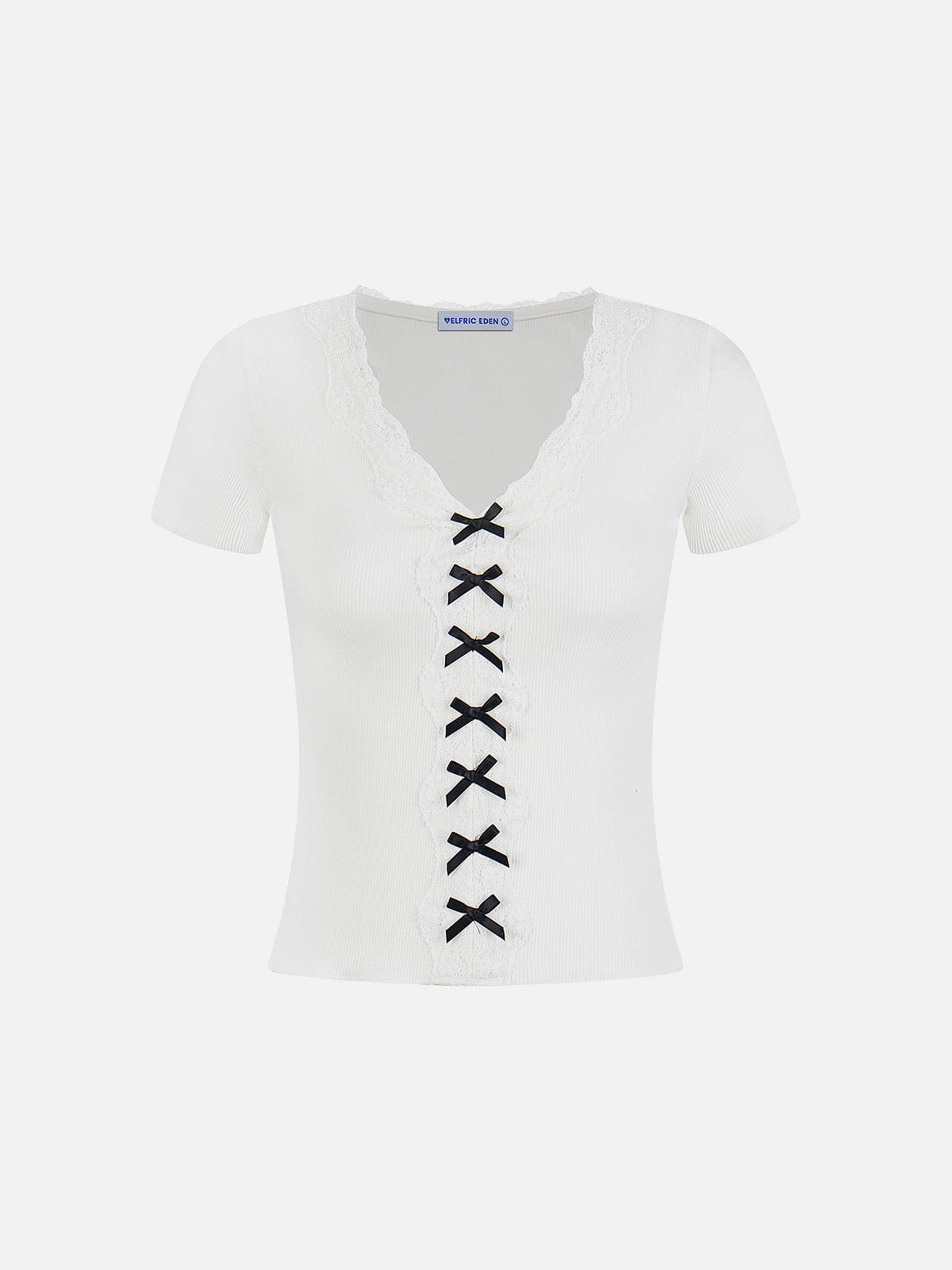 Aelfric Eden Lace Ribbon Trim Baby Tee