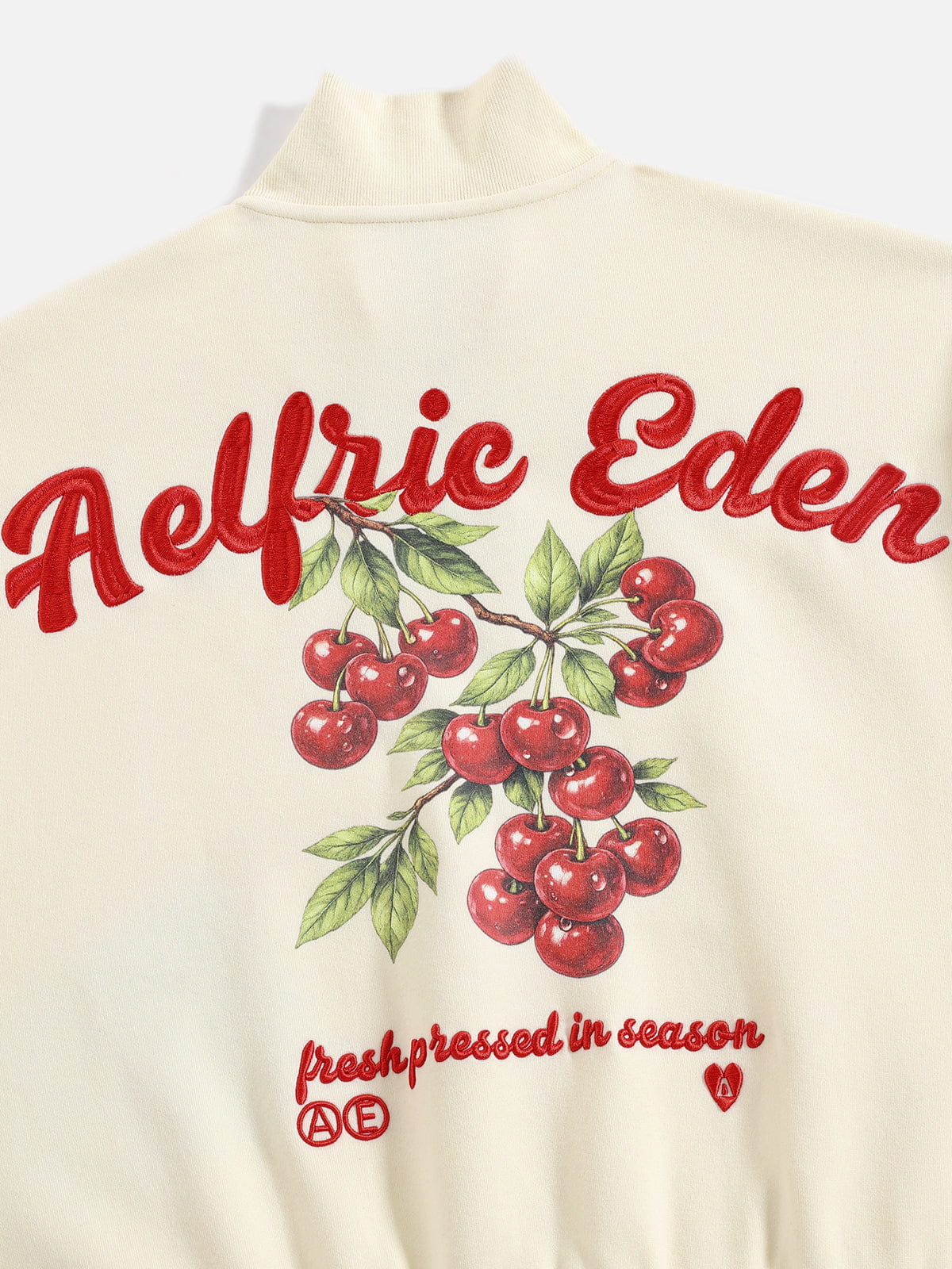 Aelfric Eden Cherry Graphic Zip Up Sweatshirt