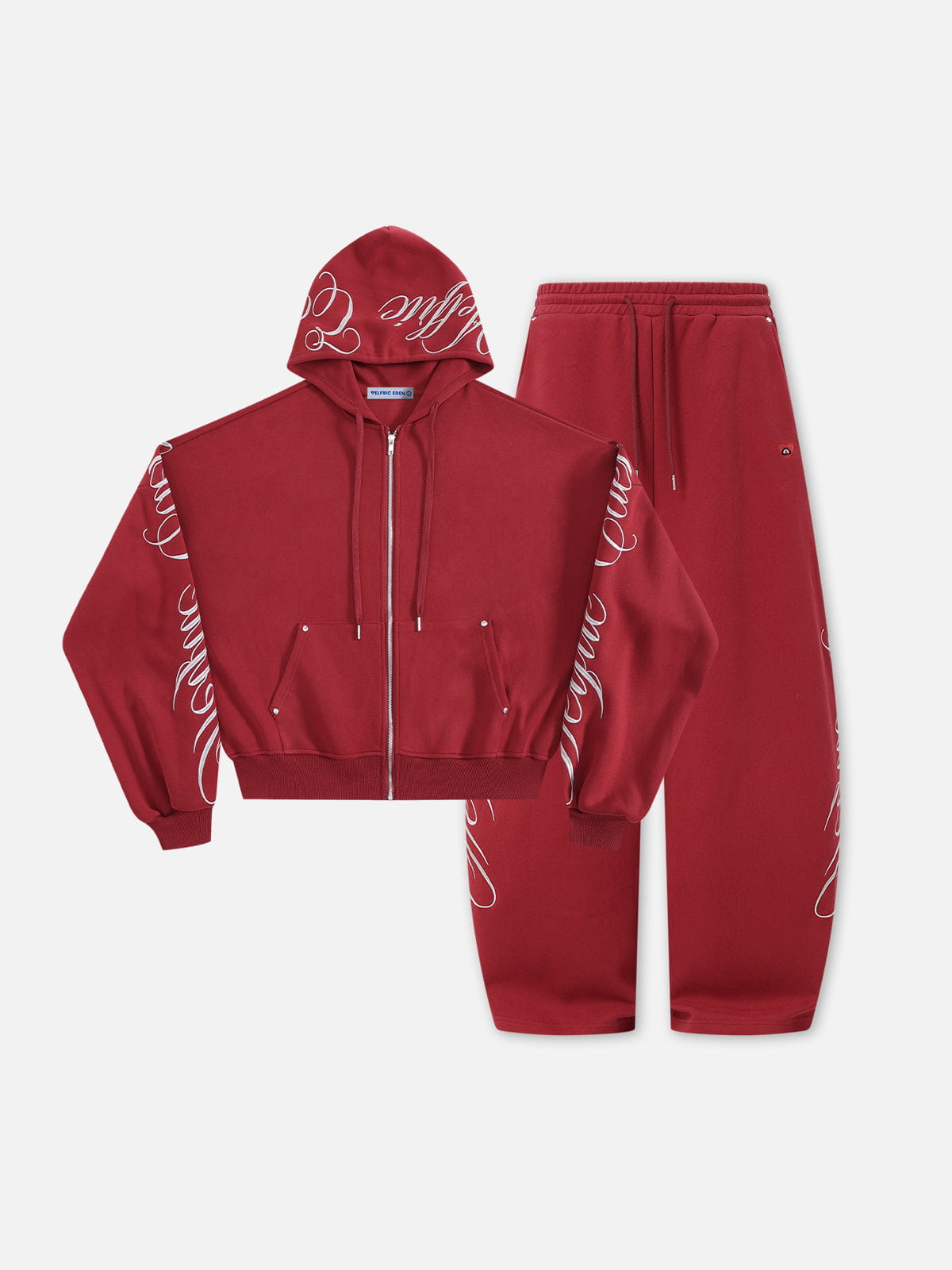 Aelfric Eden Boxy Embroidery Hoodie Sets
