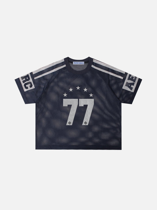 Camiseta de punto Aelfric Eden Boxy Mesh 77