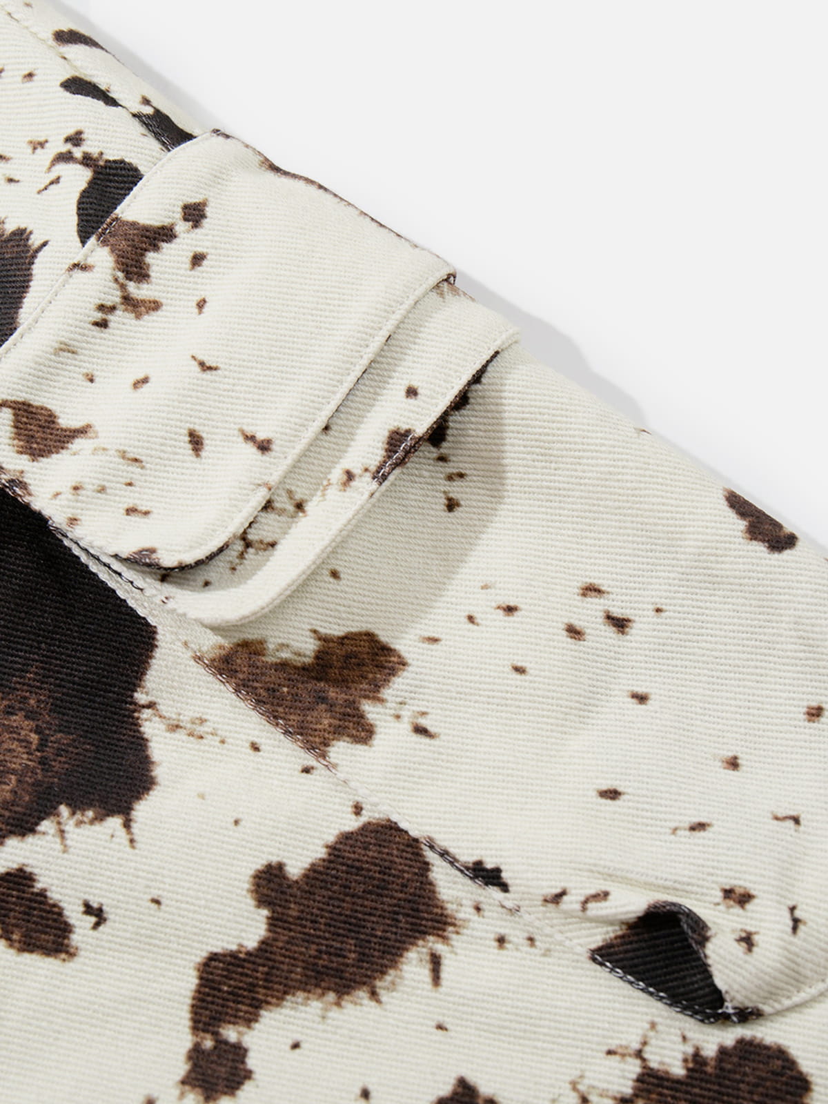 Aelfric Eden Cow Pattern Longline Jorts