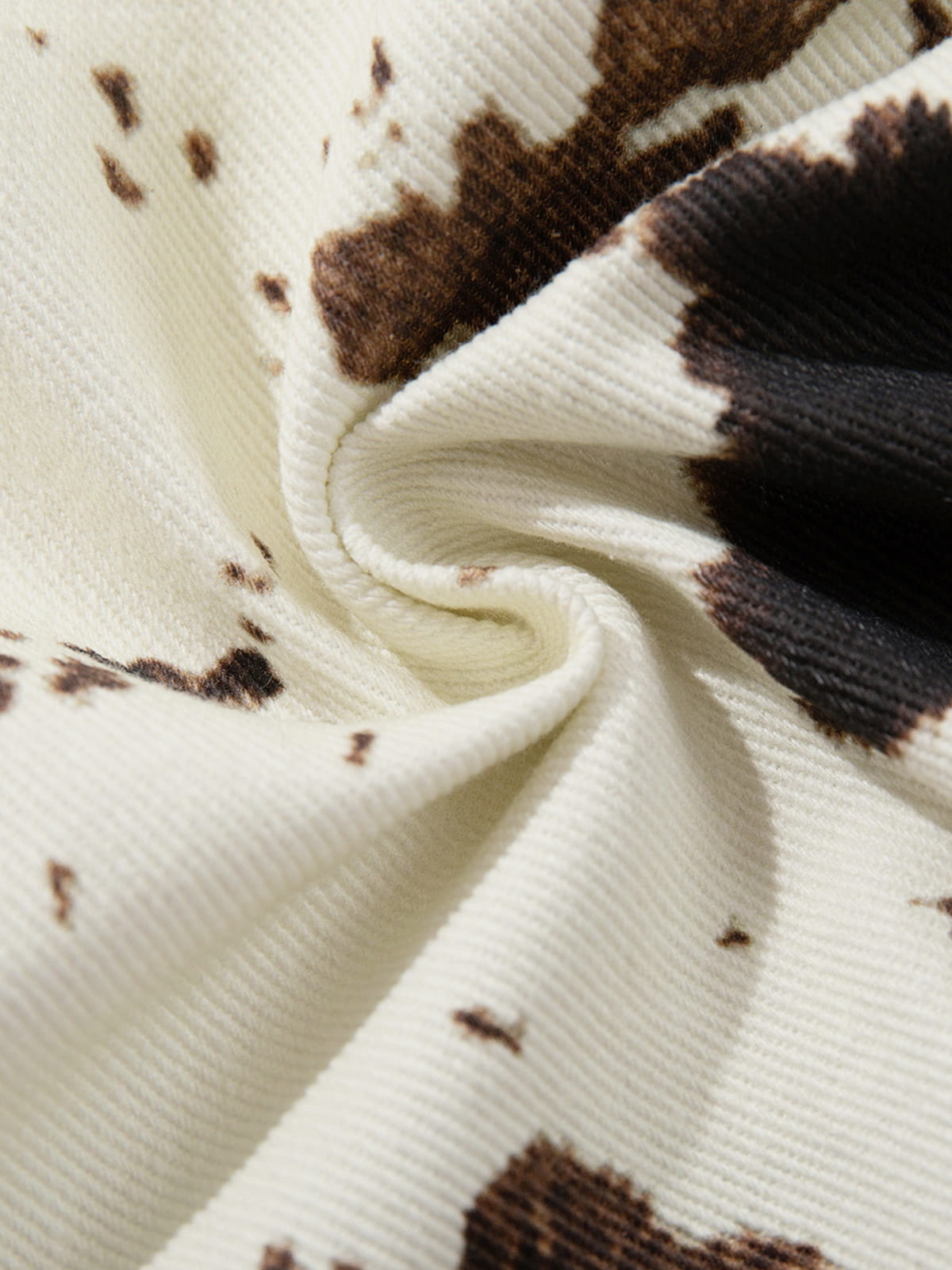 Aelfric Eden Cow Pattern Longline Jorts