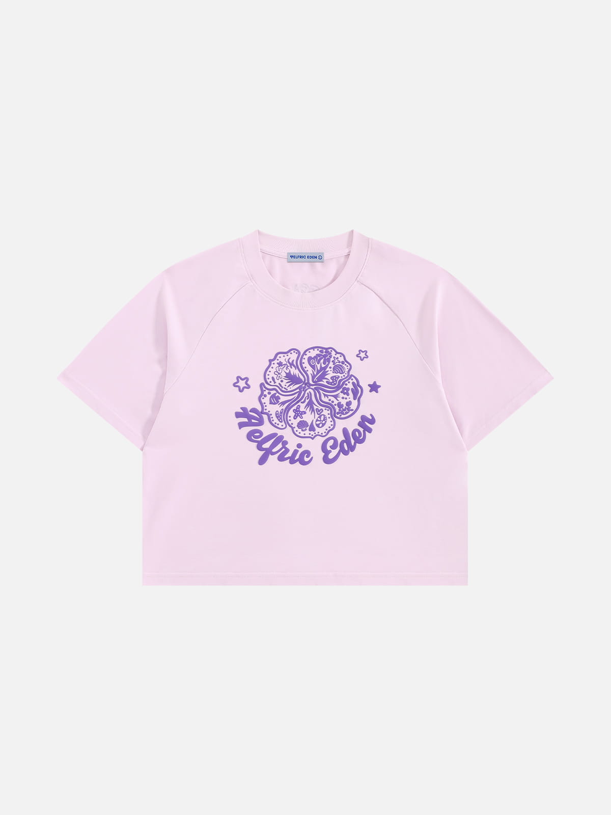 Aelfric Eden Cropped Floral Motif Tee