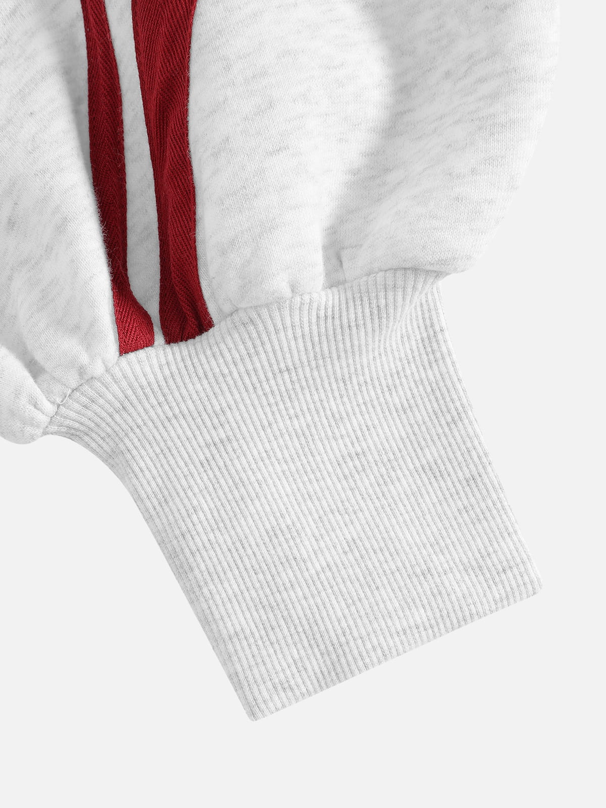 Sudadera con capucha y cremallera Aelfric Eden con rayas de contraste y corte corto.