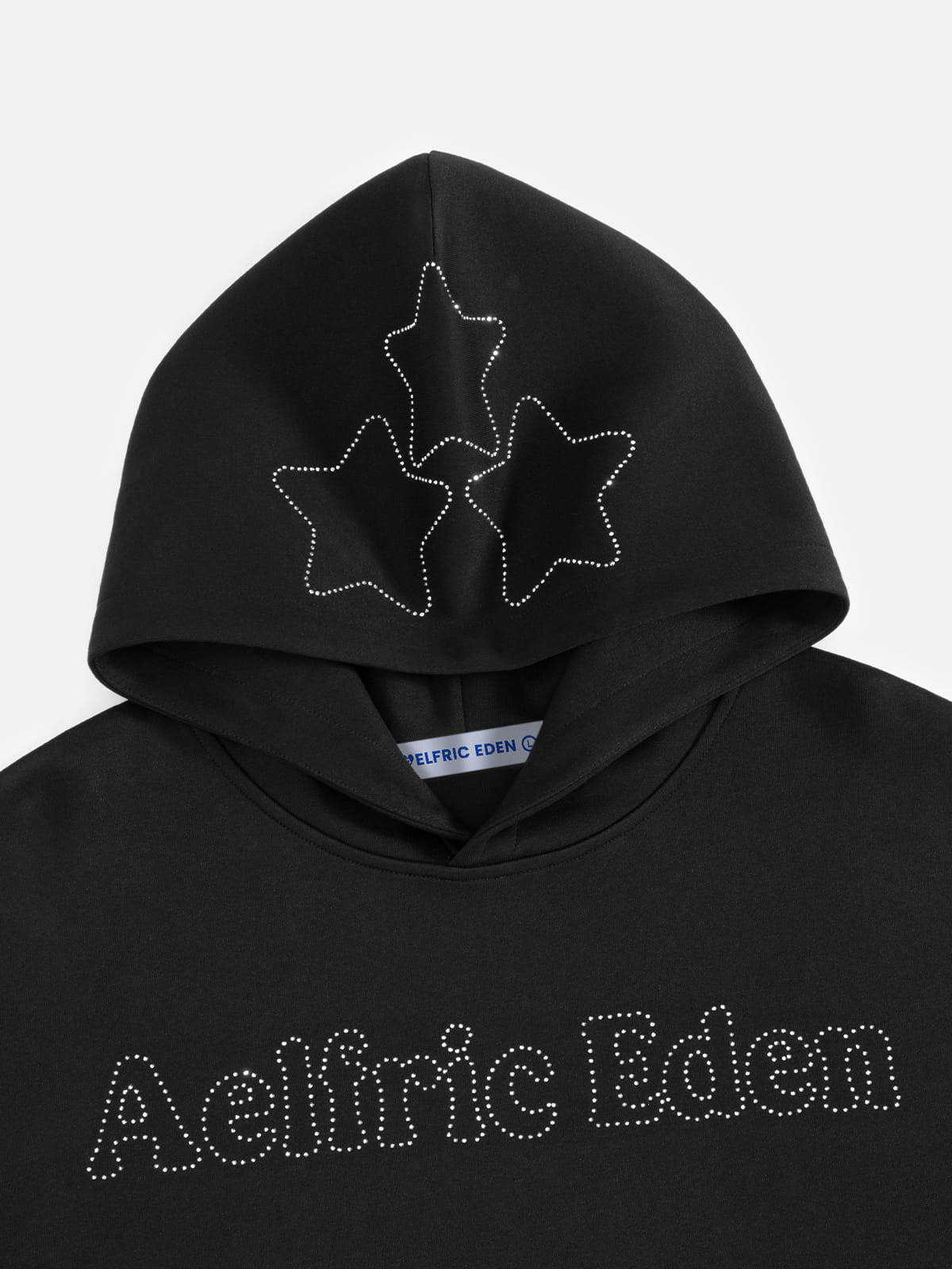Aelfric Eden Boxy Rhinestone Star Pullover Hoodie