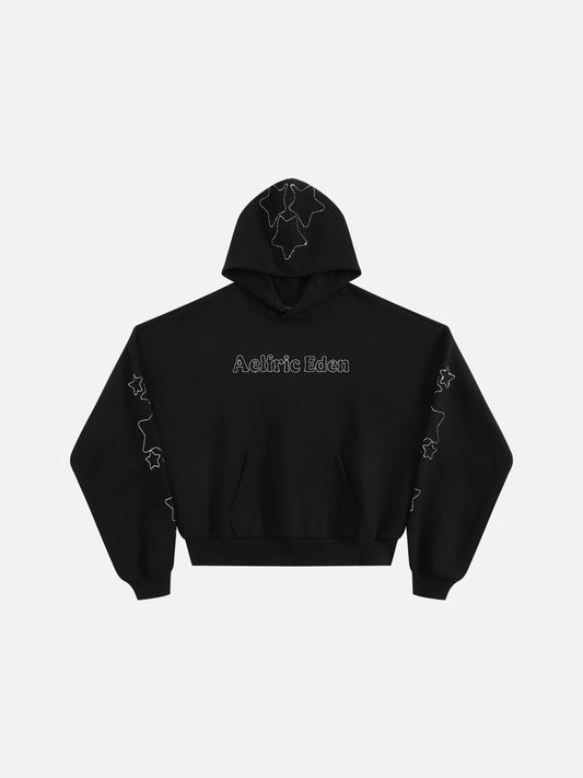 Sweat à capuche Aelfric Eden Boxy à strass et étoiles