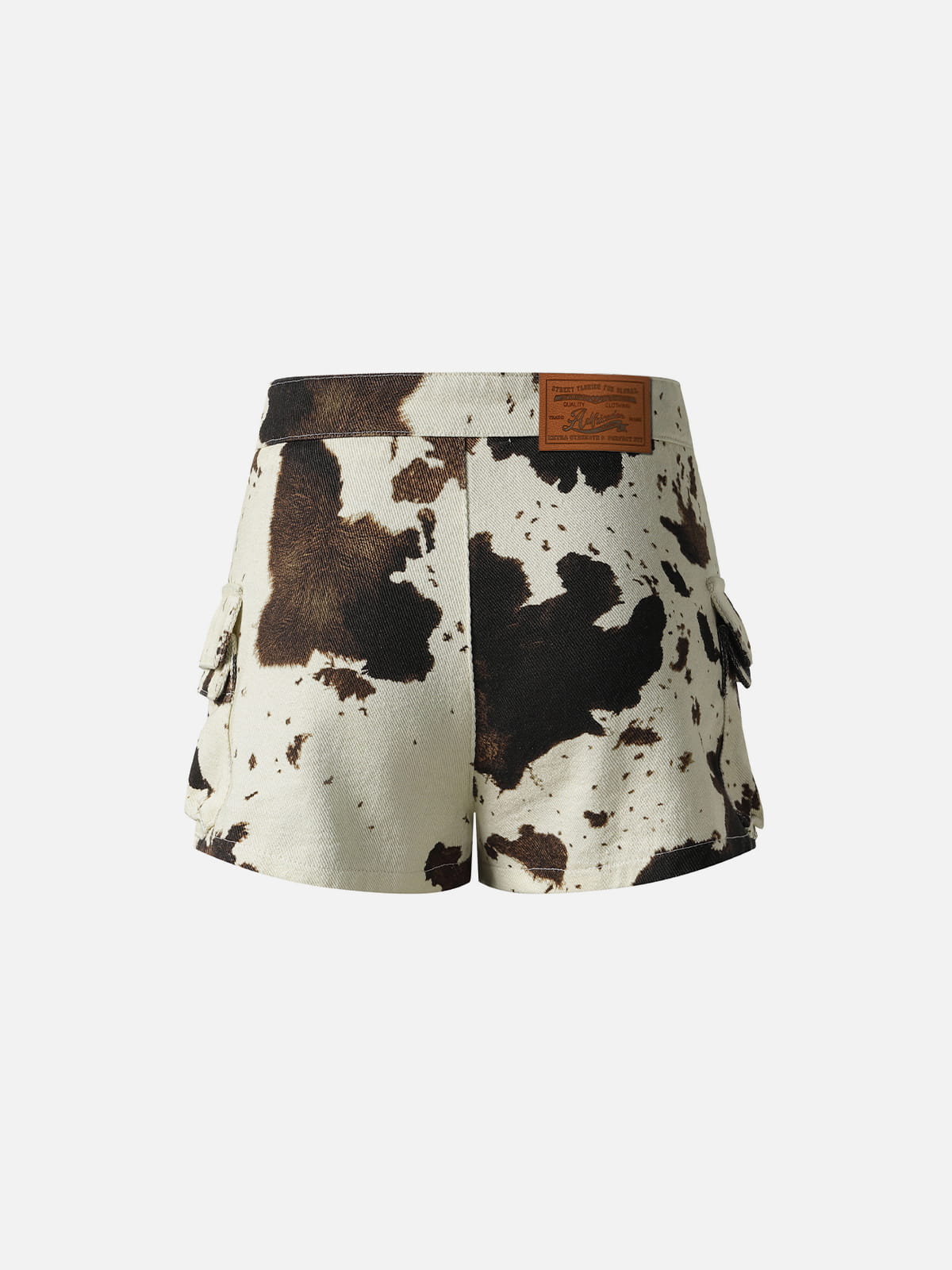 Aelfric Eden Cow Pattern Mini Jorts
