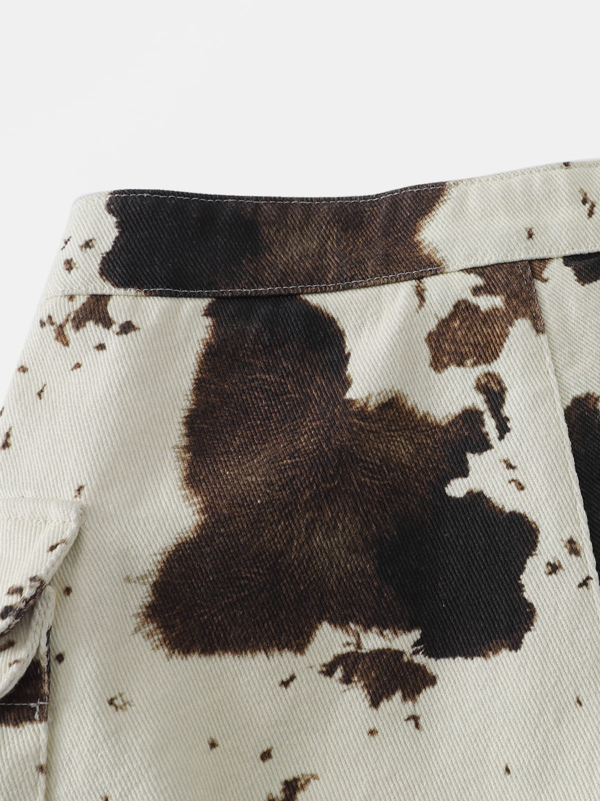 Aelfric Eden Cow Pattern Mini Jorts