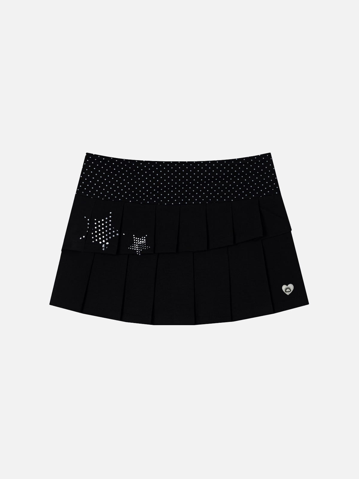 Aelfric Eden Polka Dot Pleated Skirt