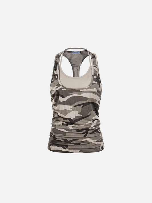 Aelfric Eden Camo Layered Tank Top