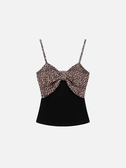 Aelfric Eden Leopard Bow Cami Top