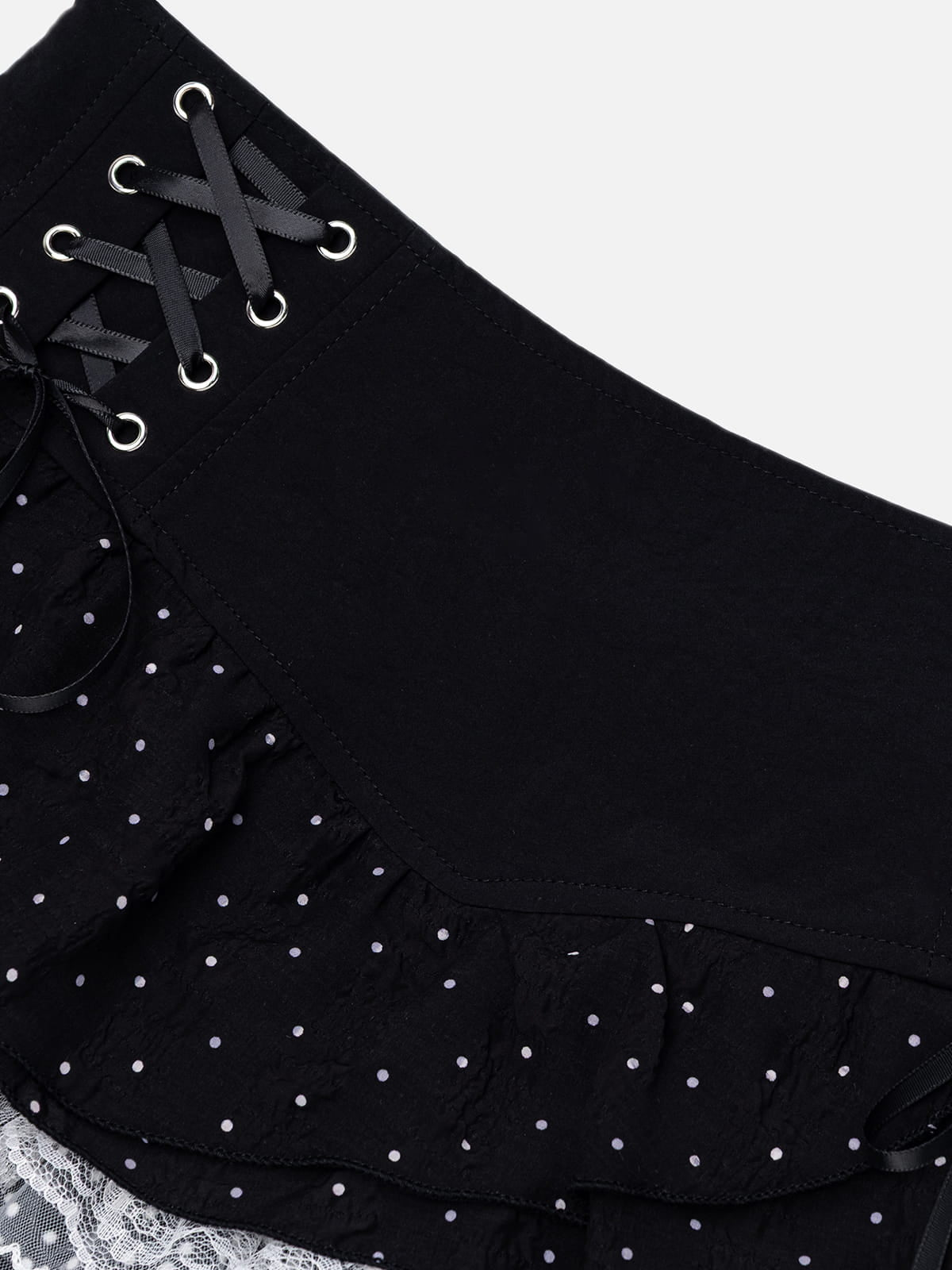 Aelfric Eden Polka Dot Lace Ruffle Skirt