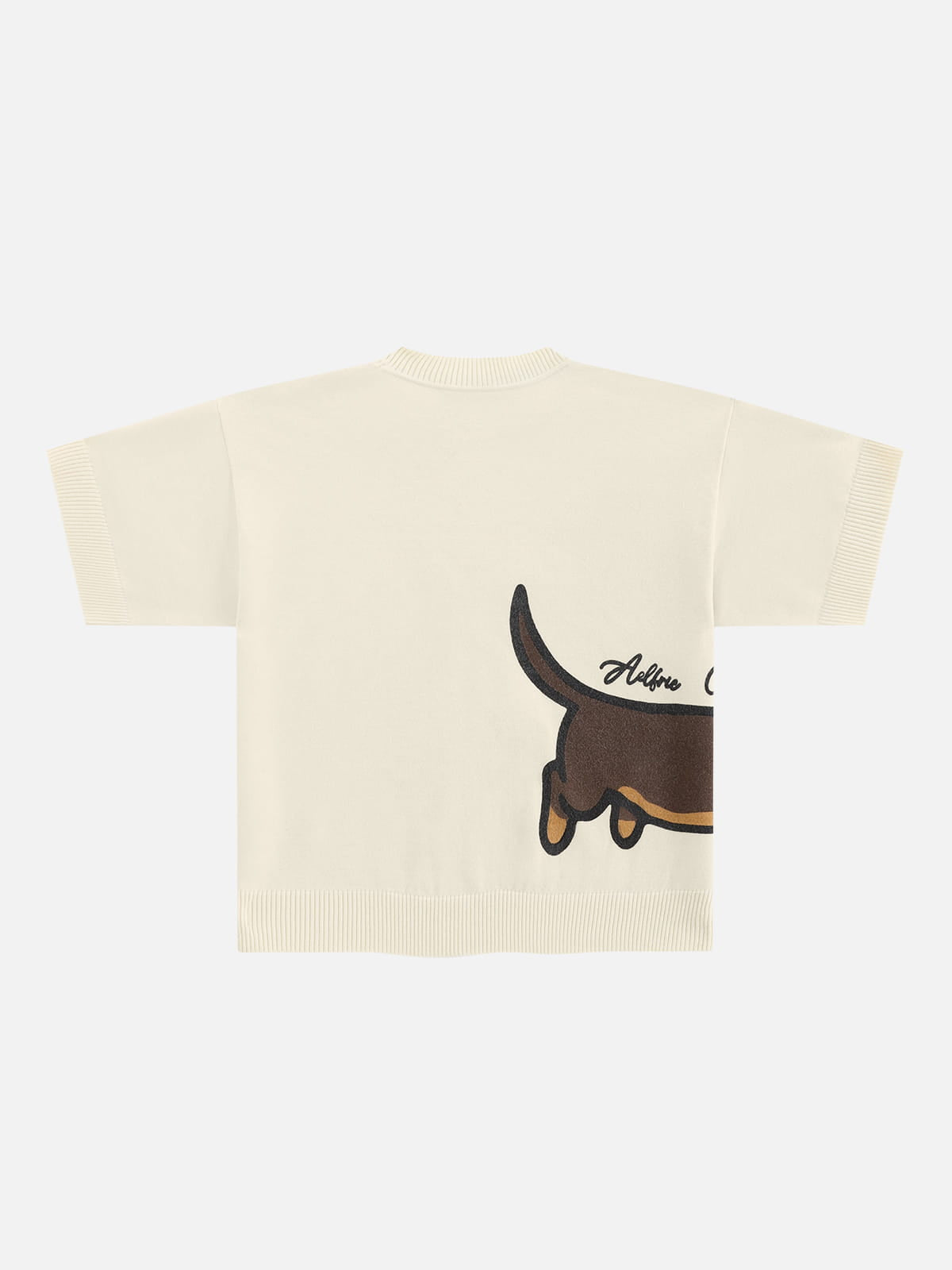 [Pre-Order] Aelfric Eden Boxy Dachshund Knit Tee
