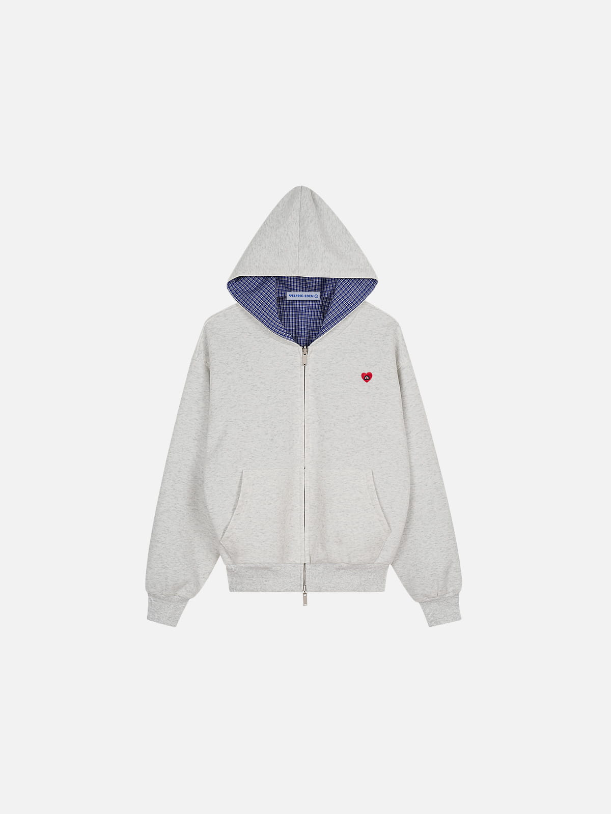 Aelfric Eden Reversible Plaid Zip Up Hoodie
