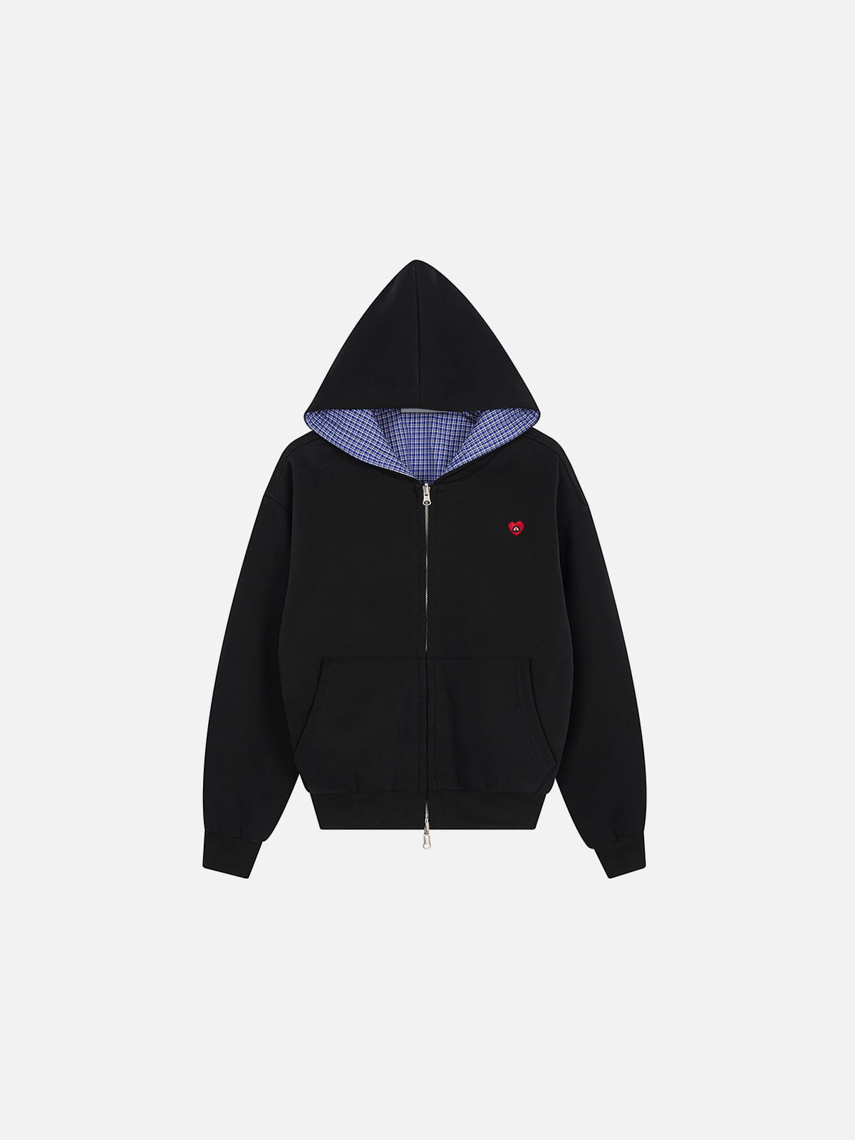Aelfric Eden Reversible Plaid Zip Up Hoodie