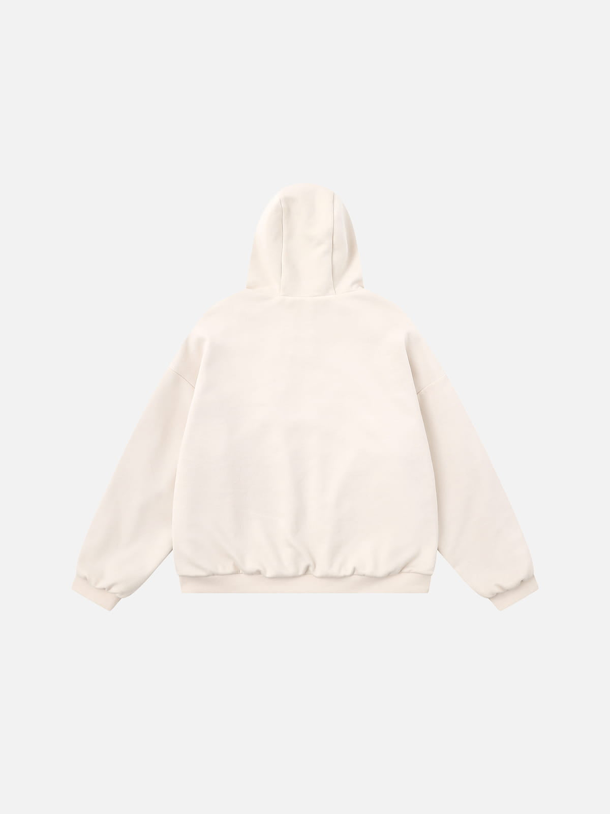 Sudadera con capucha reversible a cuadros y corte holgado Aelfric Eden con cremallera.