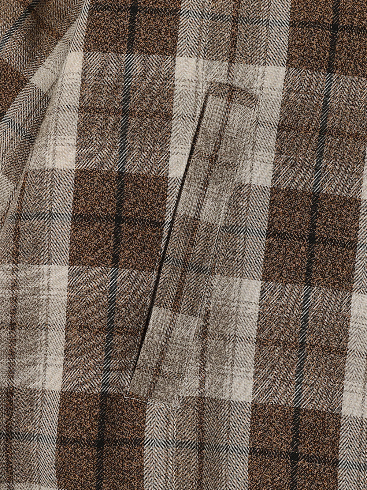 Sudadera con capucha reversible a cuadros y corte holgado Aelfric Eden con cremallera.