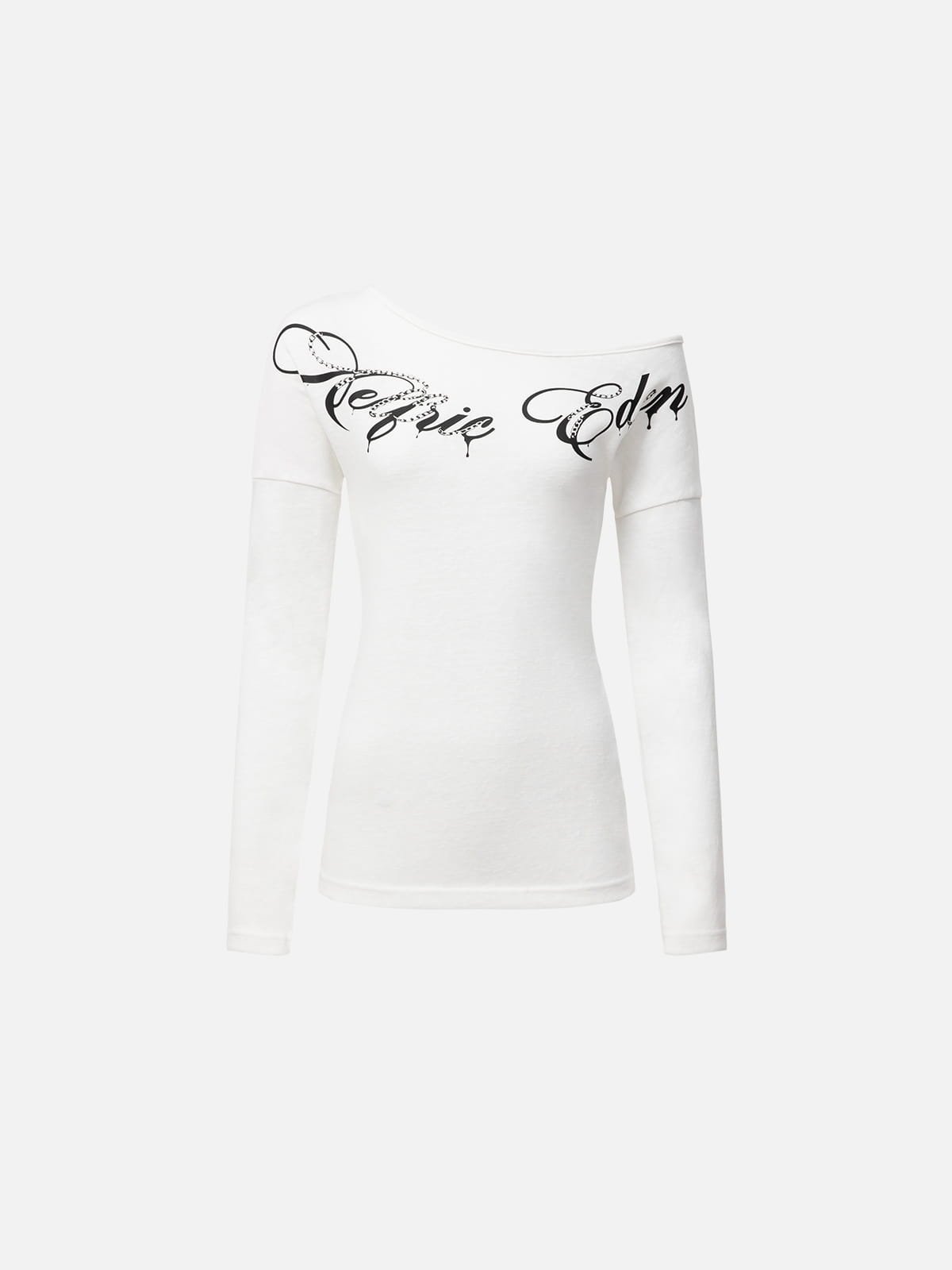 Aelfric Eden schulterfreies Langarmshirt