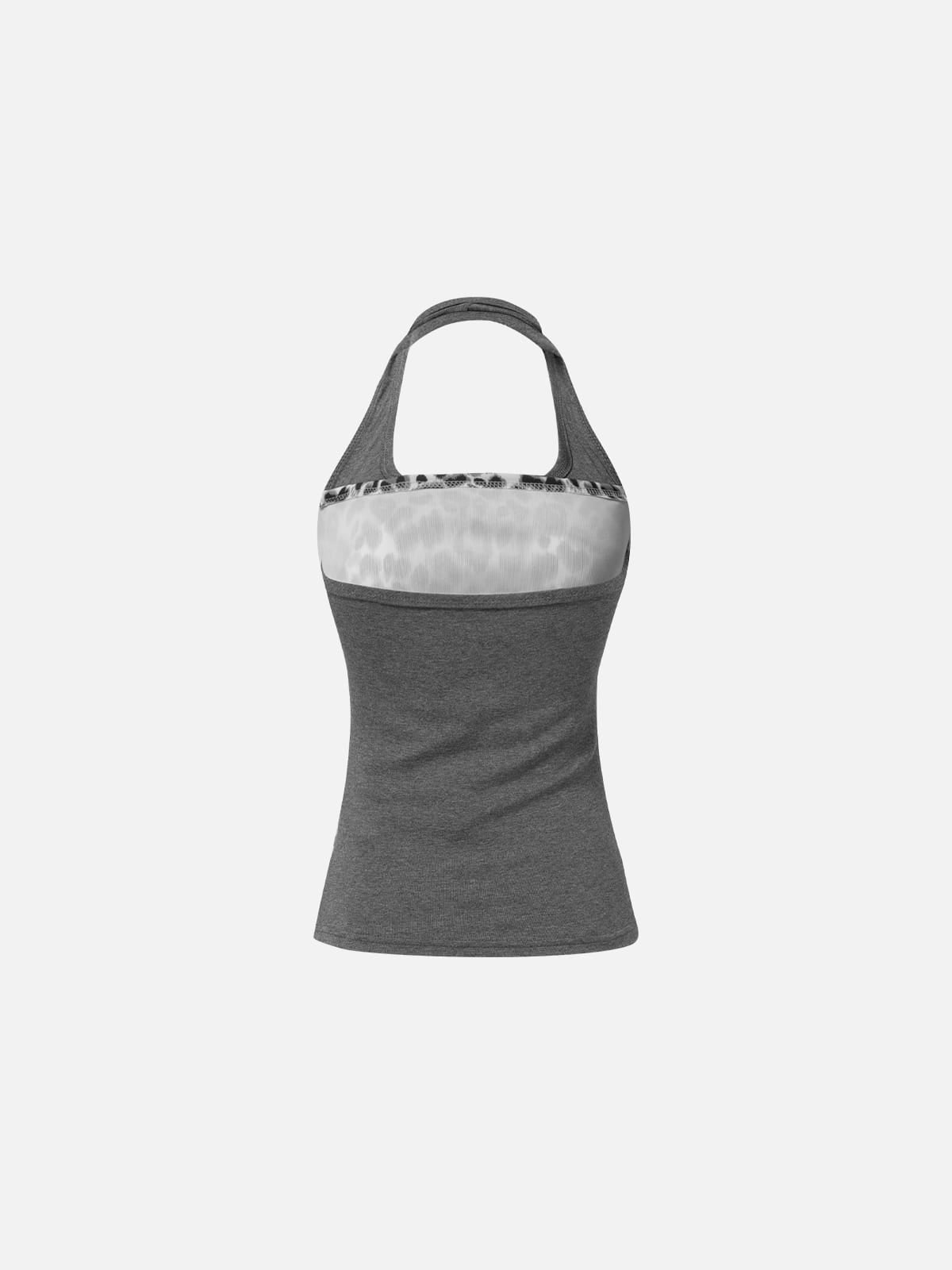 Aelfric Eden Leopard Cutout Tank Top