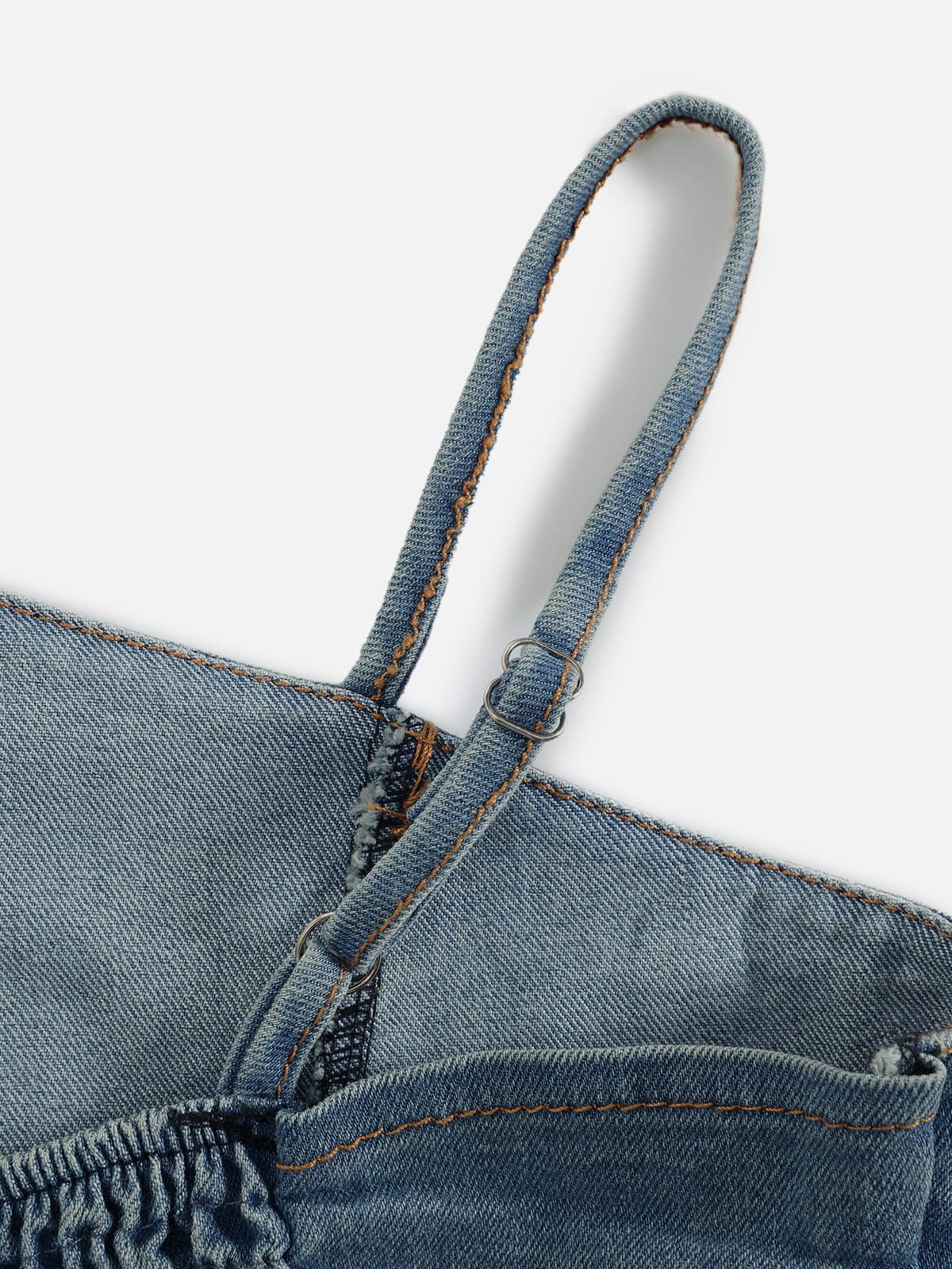 Aelfric Eden Asymmetric Denim Tube Top