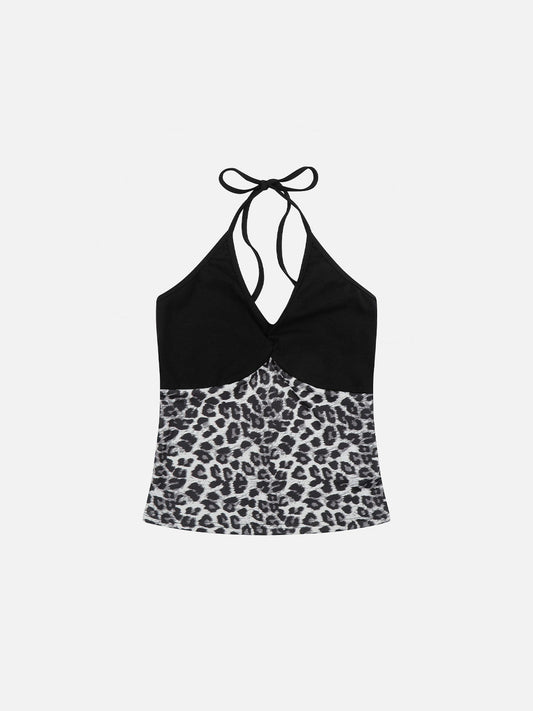 Aelfric Eden Leopard Halter Top
