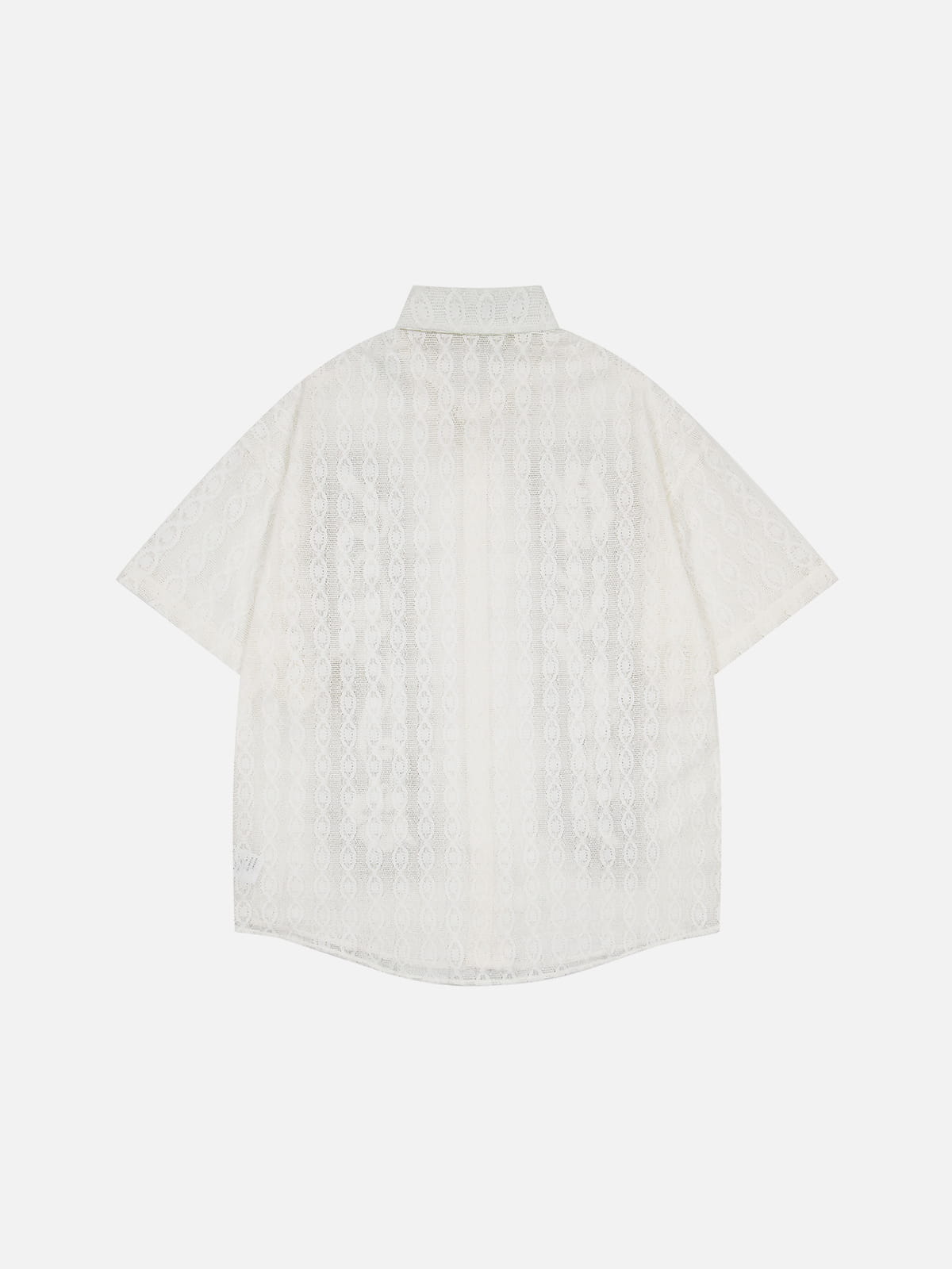 Aelfric Eden Openwork Floral Short Sleeve Shirt