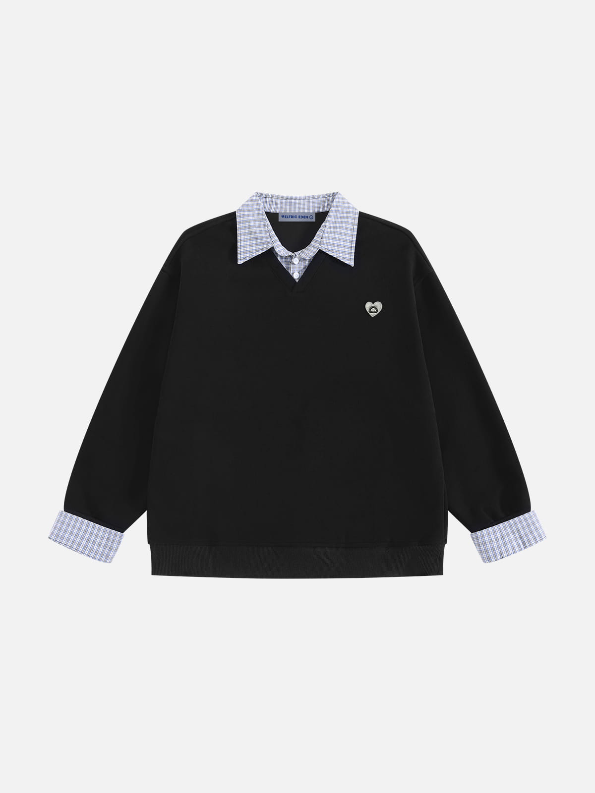 Aelfric Eden Boxy Layered Collar Sweatshirt