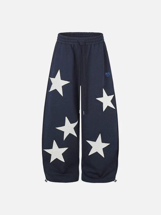 Aelfric Eden Star Applique Baggy Barrel Sweatpants