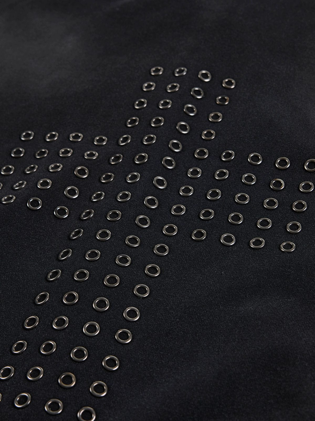 Eyelet Washed Zip Up Hoodie