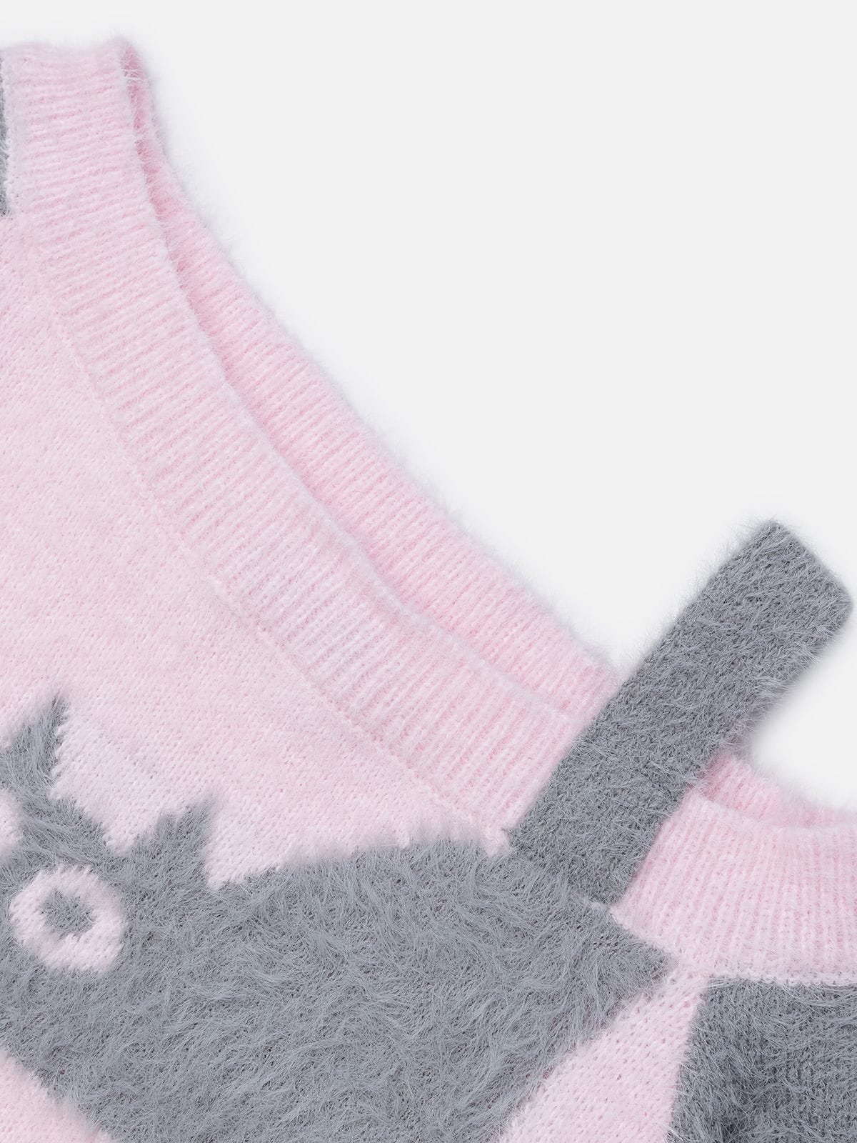 Cat Off-The-Shoulder Sweater