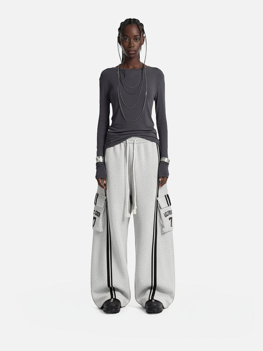 Pantalones deportivos holgados con paneles de rayas Aelfric Eden