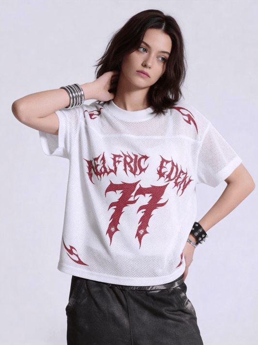 Camiseta de punto Aelfric Eden Boxy Flame