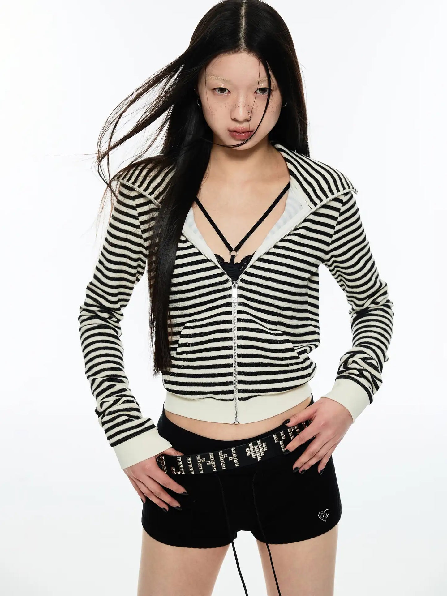 Midnight Meow Zip Up Cat Ear Hoodie