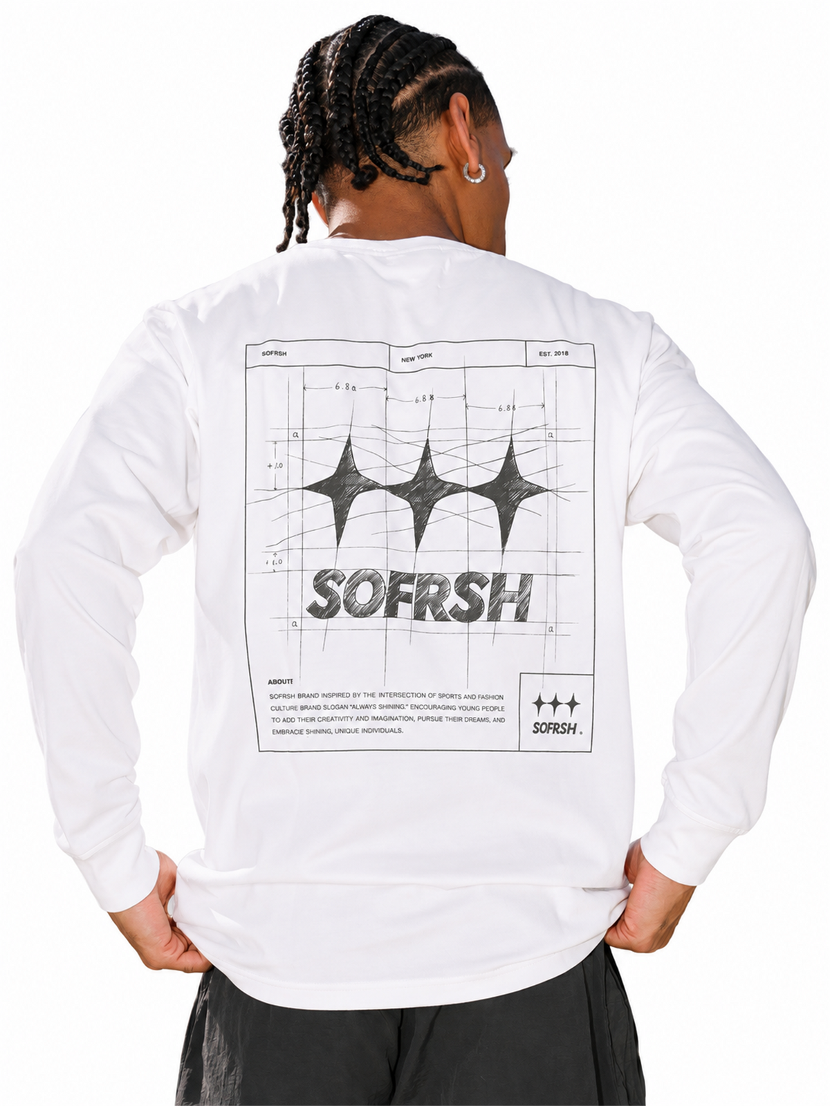 Back Graphic Relaxed Long-Sleeve T-Shirt product image