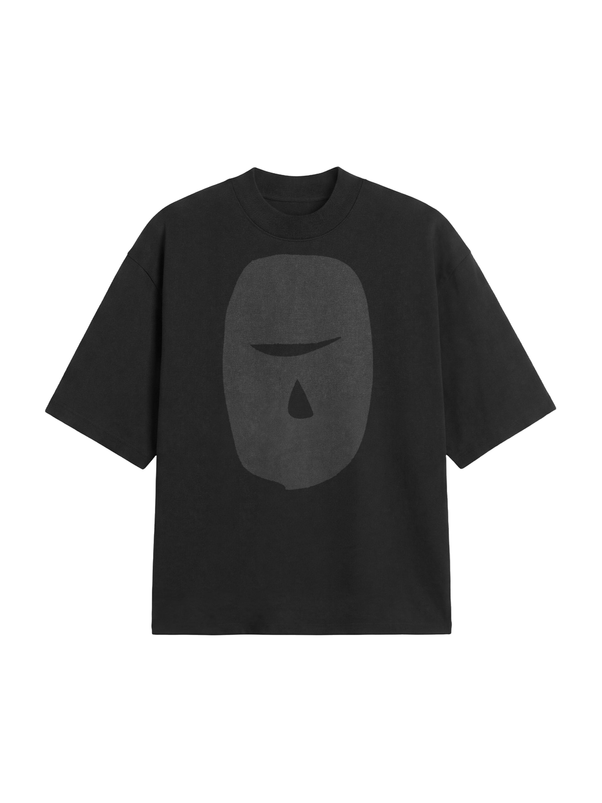 Black Moonlight Mask Tee product view 1
