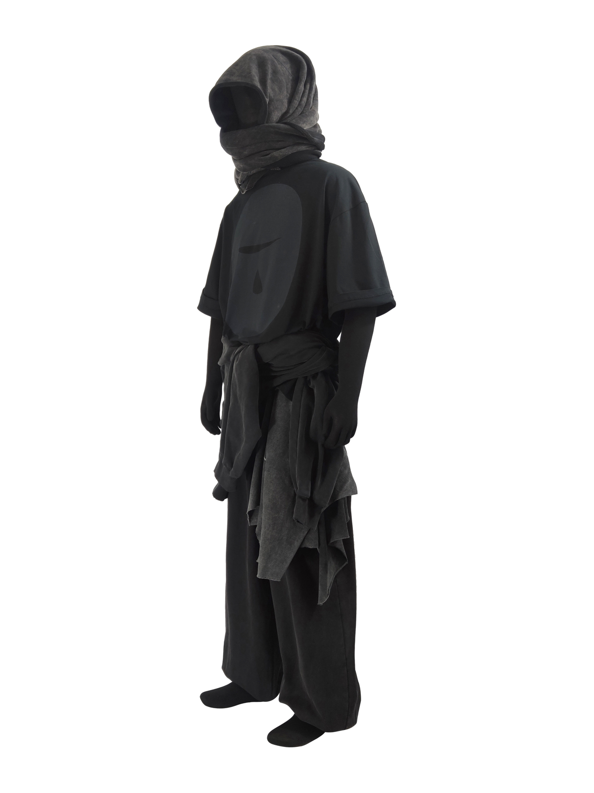 Black Moonlight Mask Tee product view 5