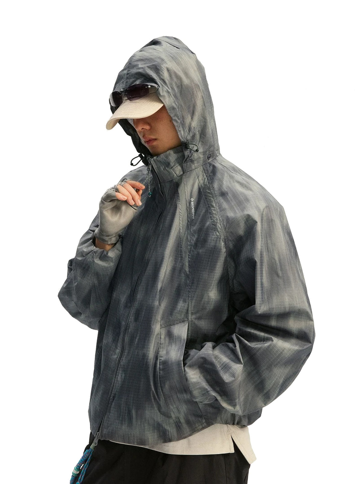 Camouflage Hooded Cropped Jacket product image