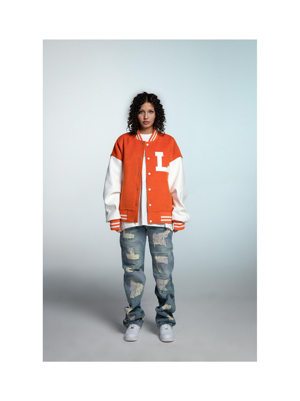 Color-Block Varsity Jacket product image