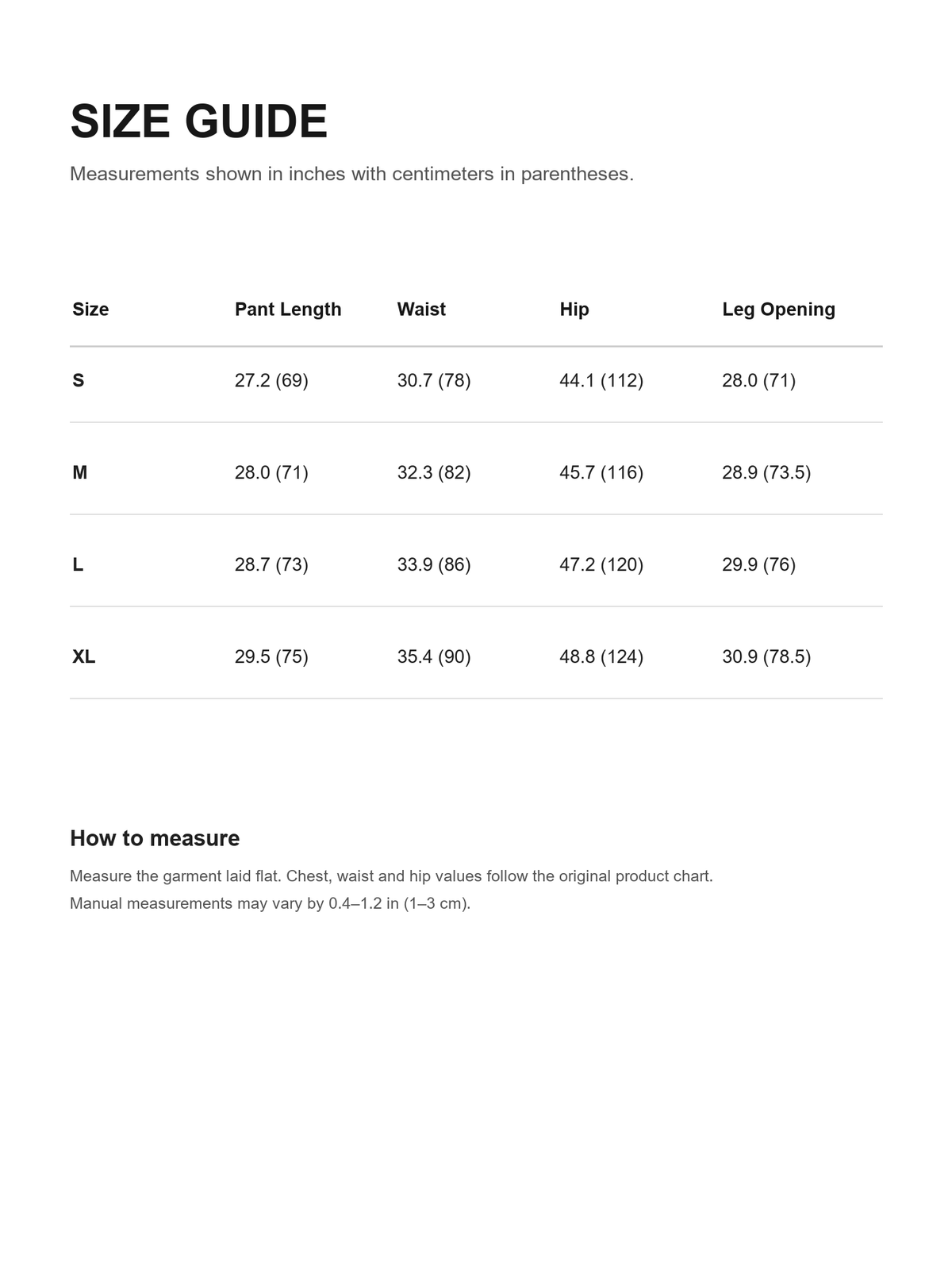 Convertible Camo Zip-Off Denim Shorts size guide