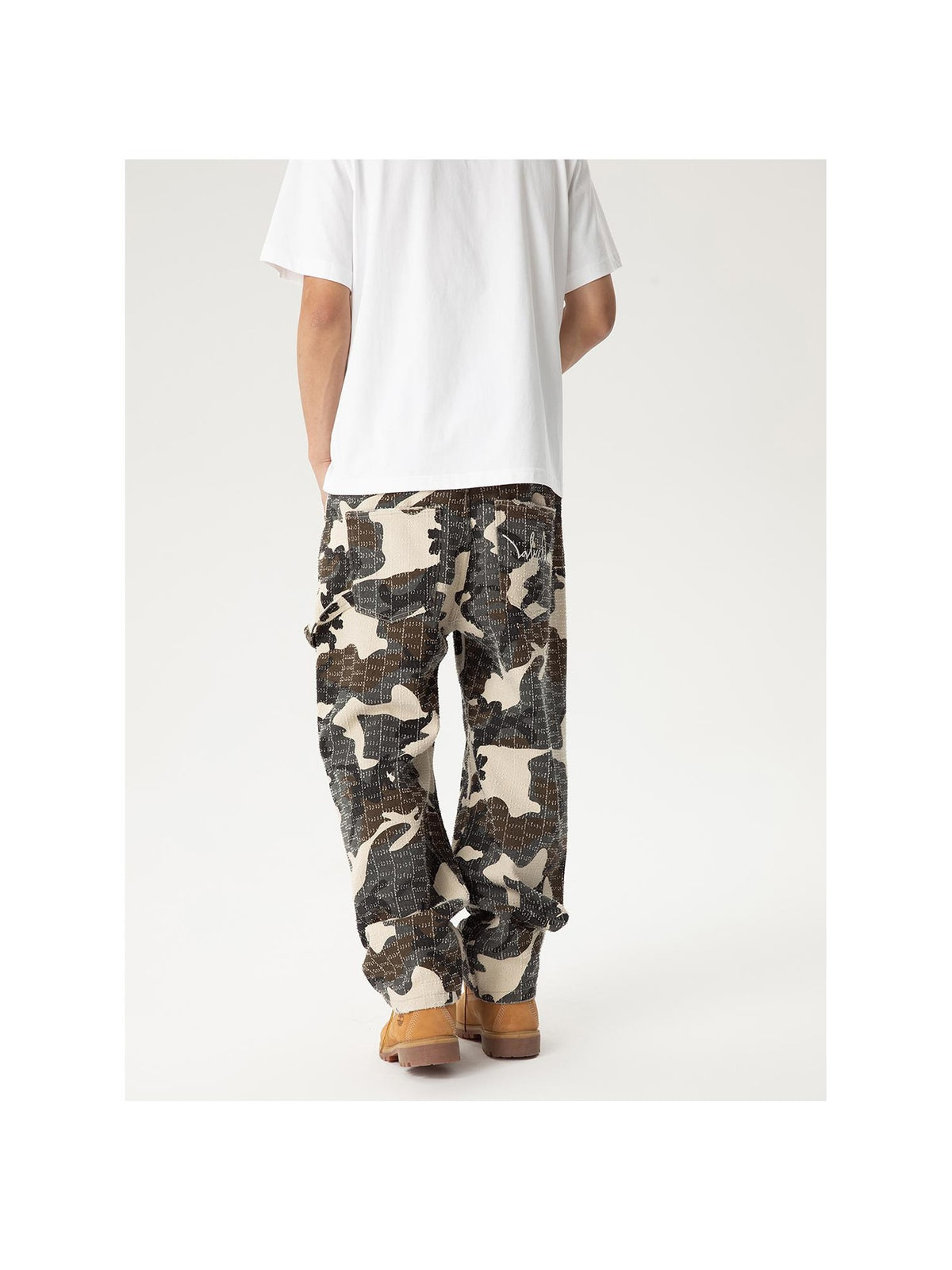 Distressed Camo Carpenter Pants product image