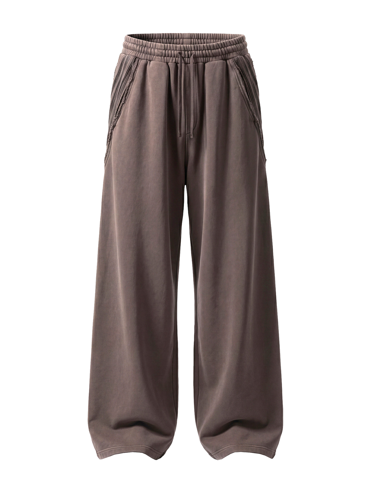 Distressed Tape Wide-Leg Sweatpants product view 1